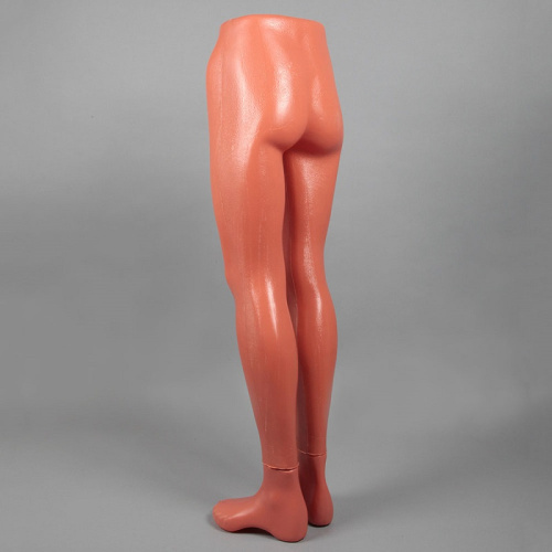 Манекен ноги мужские пластиковые, телесный 1100х900 мм фото 2
