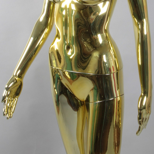 FE-7G Манекен женский ростовой без лица, золотой глянец Рост: 1750 мм фото 3