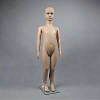 Манекен детский с макияжем, телесный, 1100х560х510х600 мм