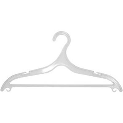 Вешалка-плечики для одежды, цвет белый, L420 мм