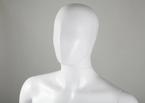 Манекен мужской абстрактный белый 1820х940х750х900 мм фото 2