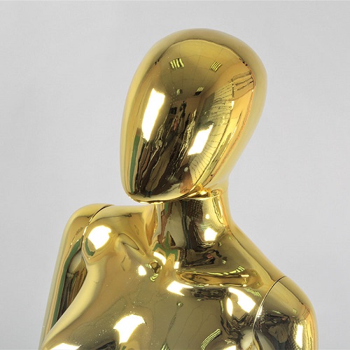 Манекен женский абстрактный ростовой золотой глянец 1750х820х610х850 мм фото 2