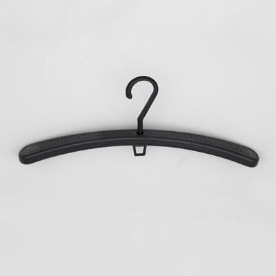 Вешалка плечики пластиковая, черная, размер одежды 48-50(L) L465 мм