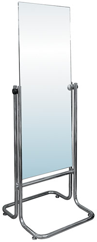 Зеркало напольное, двухстороннее, хром 610х1710х590 мм