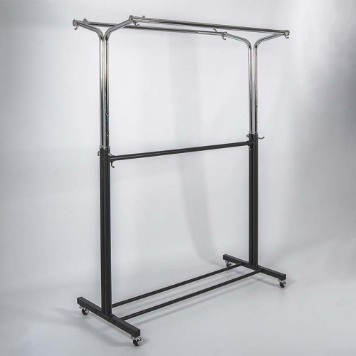 Вешало напольное регулируемое двустороннее, 1162-1780х500х1050-1780 мм