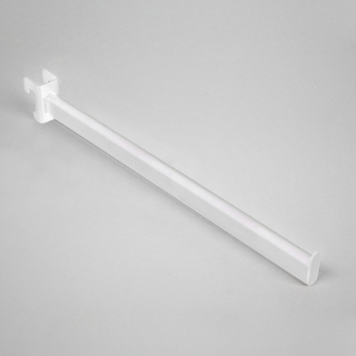 Кронштейн на овальную трубу прямой для магазина, L400 мм