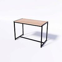 Стол демонстрационный TEVOLO для магазина, черный/дуб сонома, 600х890х450 мм