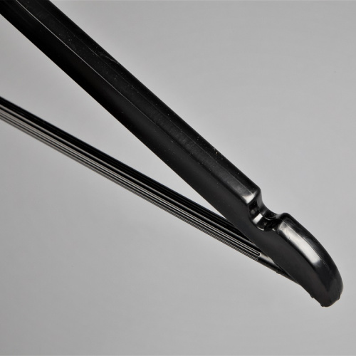 Плечики (вешалка) для одежды, черный/золото, 435х10 мм фото 3