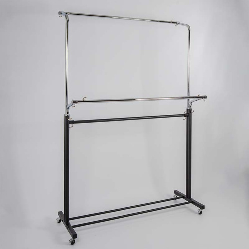 Вешало напольное регулируемое двустороннее, 1162-1780х500х1050-1780 мм фото 8