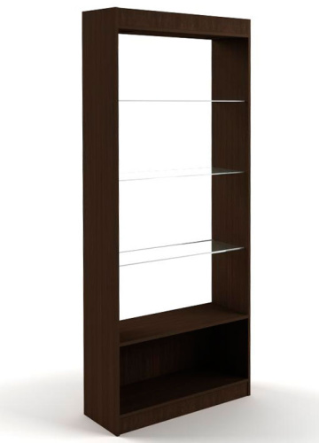 Витрина торговая широкая без дверей и задней стенки, 850х2000х300 мм