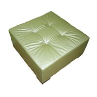 Банкетка - пуфик в форме куба, цвет зеленый 900х900х450 мм