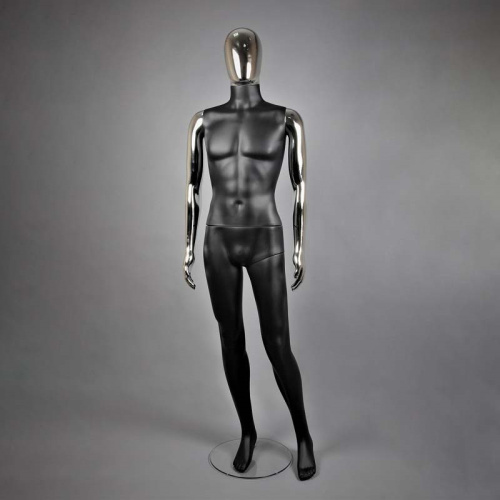 Манекен мужской без лица, ростовой, 1850х970х760х900 мм