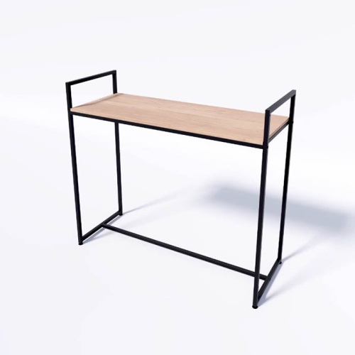 Стол демонстрационный TEVOLO для магазина, черный/дуб сонома, 1050х1190х450 мм фото 5