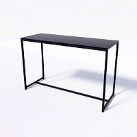 Стол демонстрационный TEVOLO для магазина, черный/черный, 750х1190х450 мм
