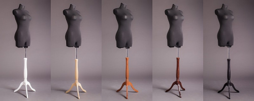 Манекен портновский женский, опора деревянная, 770х900х680х930 мм фото 2