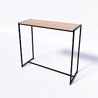 Стол демонстрационный TEVOLO для магазина, черный/дуб сонома, 1050х1190х450 мм