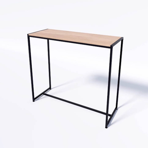 Стол демонстрационный TEVOLO для магазина, черный/дуб сонома, 1050х1190х450 мм