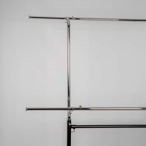 Вешало напольное регулируемое двустороннее, 1162-1780х500х1050-1780 мм фото 4