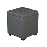 Банкетка куб с ящиком для хранения, 390х390х440 мм