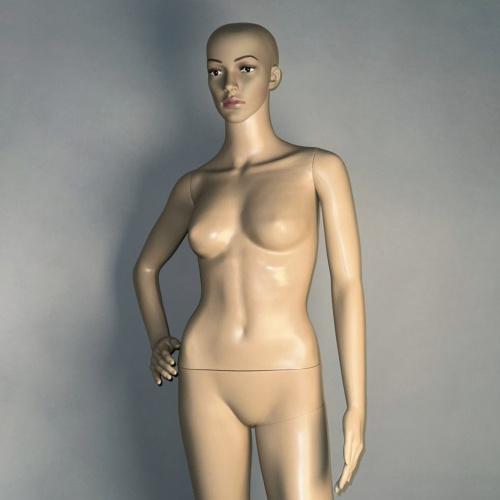 Манекен женский ростовой, с макияжем, натуралистичный, 1750х820х610х860 мм фото 2