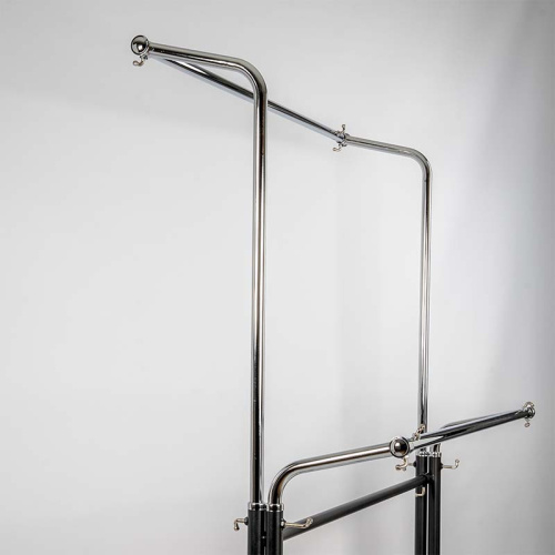 Вешало напольное регулируемое двустороннее, 1162-1780х500х1050-1780 мм фото 5