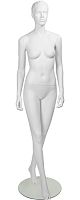 Манекен женский скульптурный, белый, ростовой, ходьба 1820х830х620х875 мм