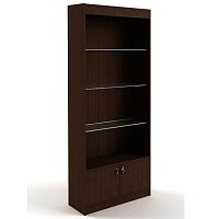 Витрина торговая широкая, задняя стенка ДВП, 850х2000х300 мм