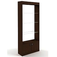 Витрина торговая широкая без задней стенки, 850х2000х300 мм