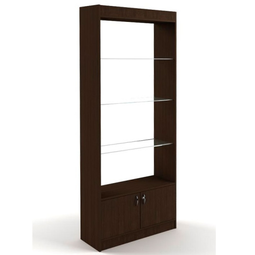 Витрина торговая широкая без задней стенки, 850х2000х300 мм