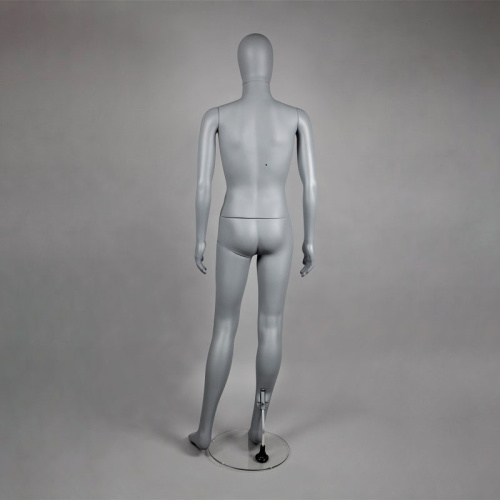 Манекен мужской без лица, ростовой, 1850х970х760х900 мм фото 5