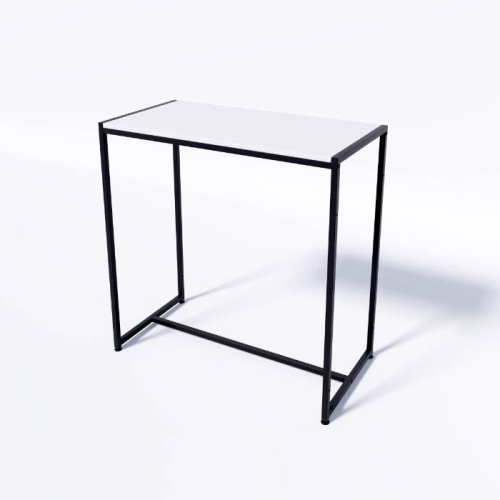 Стол демонстрационный TEVOLO для магазина, черный/белый, 900х890х450 мм Стол демонстрационный TEVOLO для магазина, черный/белый, 900х890х450 мм
