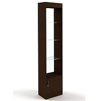 Витрина торговая узкая без задней стенки, 450х2000х300 мм