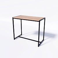 Стол демонстрационный TEVOLO для магазина, черный/дуб сонома, 750х890х450 мм