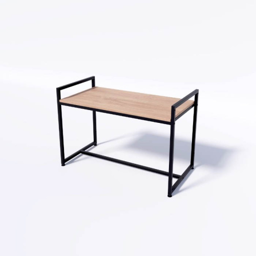 Стол демонстрационный TEVOLO для магазина, черный/дуб сонома, 600х890х450 мм фото 5