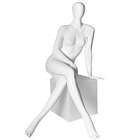 Манекен женский сидячий для магазина одежды, 1230х840х630х940 мм