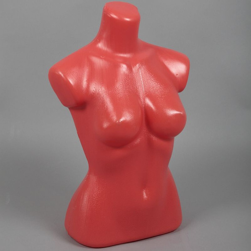 Манекен торс женский скульптурный, пластиковый, 600х830х600х810 мм