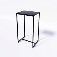 Стол демонстрационный TEVOLO для магазина, черный/черный, 1050х590х450 мм