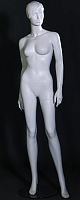 Манекен женский скульптурный, белый, ростовой 1770х840х610х870 мм