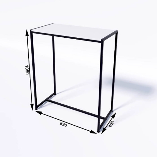 Стол демонстрационный TEVOLO для магазина, черный/белый, 1050х890х450 мм фото 4 Стол демонстрационный TEVOLO для магазина, черный/белый, 1050х890х450 мм фото 4