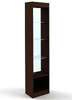 Витрина для магазина без дверей, задняя стенка стекло, 450х2000х300 мм