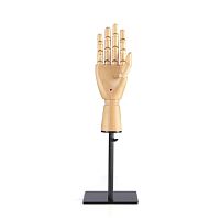 Манекен формы: рука деревянная на подставке, H450 мм
