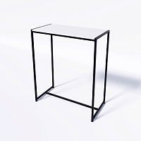 Стол демонстрационный TEVOLO для магазина, черный/белый, 1050х890х450 мм