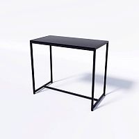 Стол демонстрационный TEVOLO для магазина, черный/черный, 750х890х450 мм