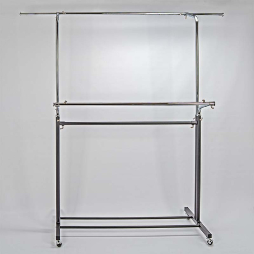 Вешало напольное регулируемое двустороннее, 1162-1780х500х1050-1780 мм фото 7