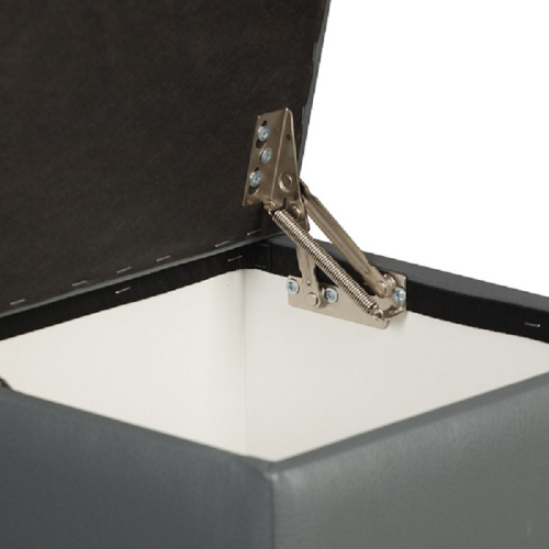 Банкетка куб с ящиком для хранения, 390х390х440 мм фото 4