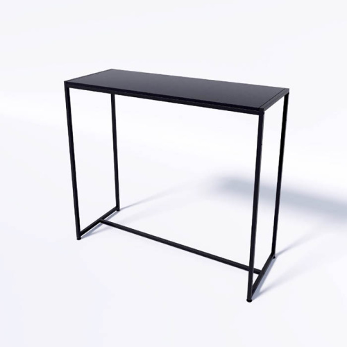 Стол демонстрационный TEVOLO для магазина, черный/черный, 1050х1190х450 мм