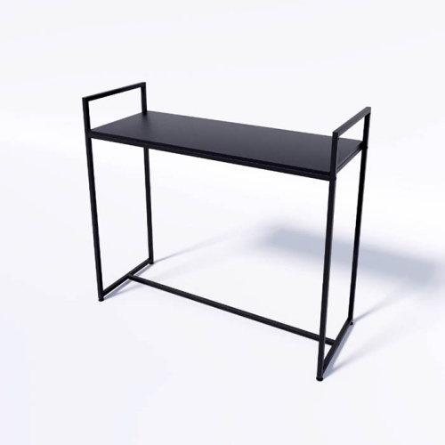 Стол демонстрационный TEVOLO для магазина, черный/черный, 1050х1190х450 мм фото 5