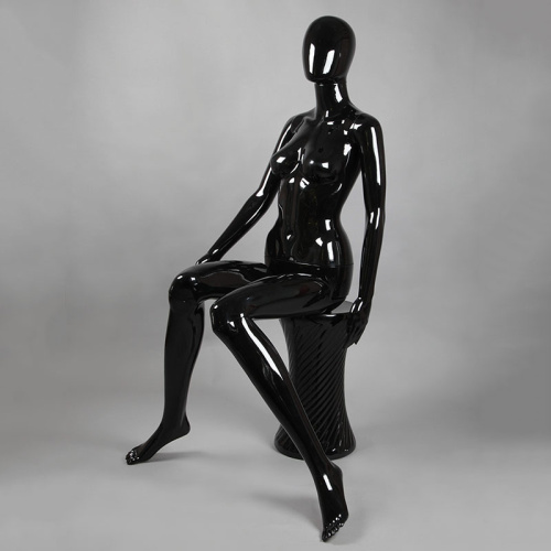 Манекен женский без лица, сидячий 1320х820х600х830 мм