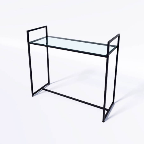 Стол демонстрационный TEVOLO для магазина, черный/прозрачный, 1050х1190х450 мм фото 4