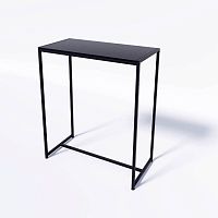 Стол демонстрационный TEVOLO для магазина, черный/черный, 1050х890х450 мм